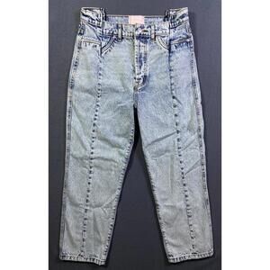 Revice Denim Gemini Different Views High Waist Straight Leg Blue Jeans Size 30